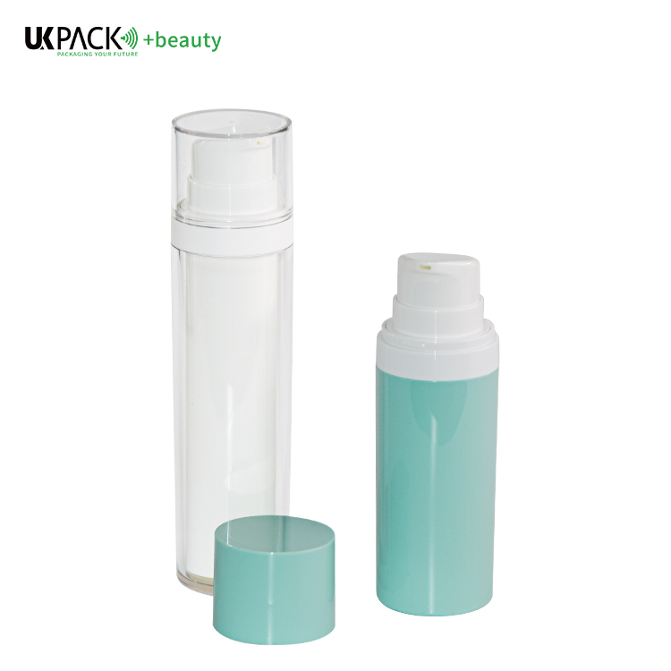 30ml/50ml PET Customized Color And Logo Cream Serum Airless pump Bottle Cosmetic Packaging UKA76