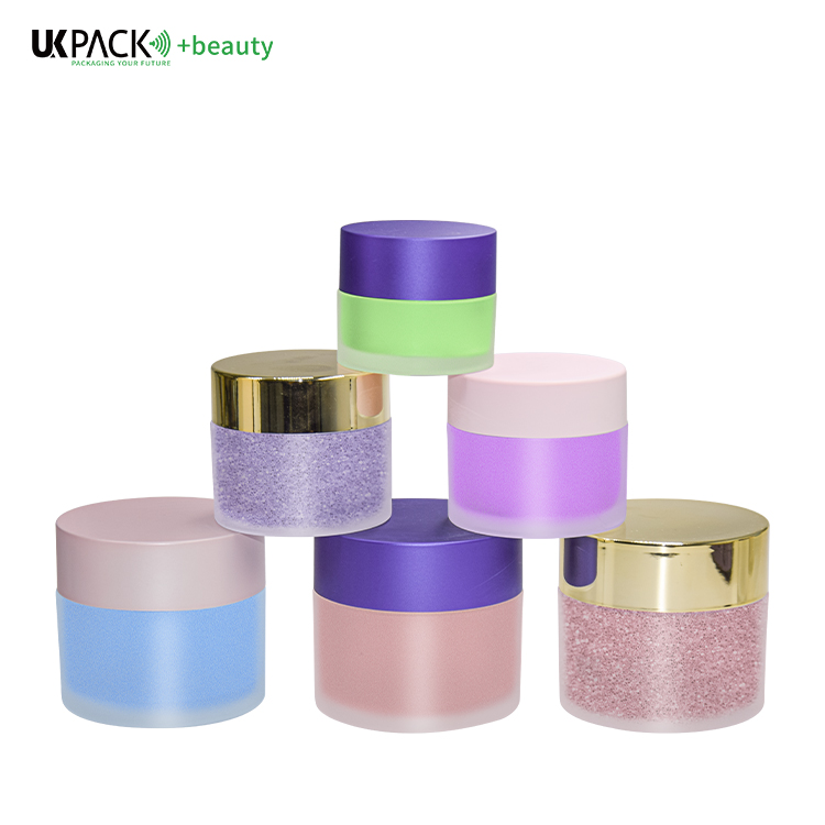 15g / 30g / 50g Customized Color PMMA Round Shape Cream Jar Mask Face Cream Jar UKC68