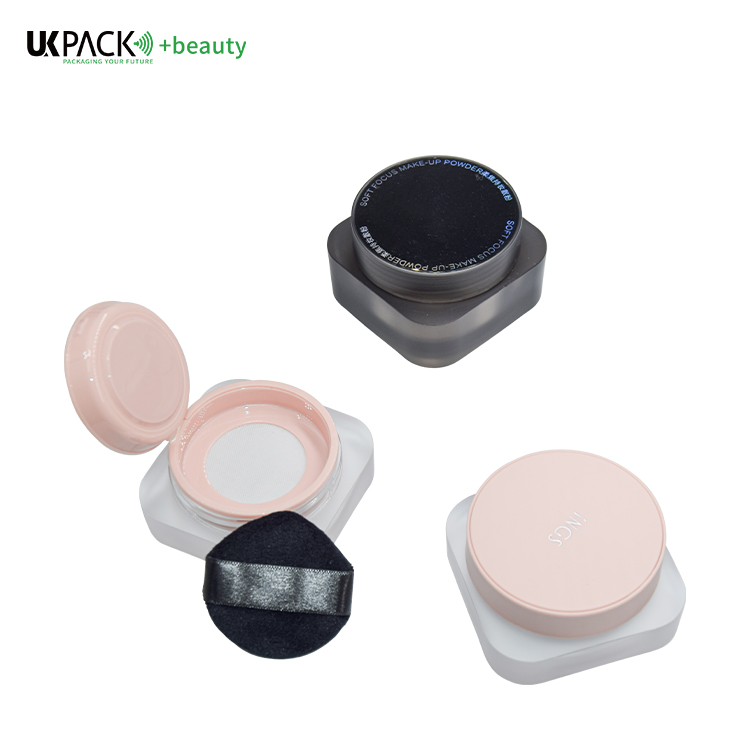 8g Customized Color And Logo square shape Powder Jar cream jar skin care packaging UKC67
