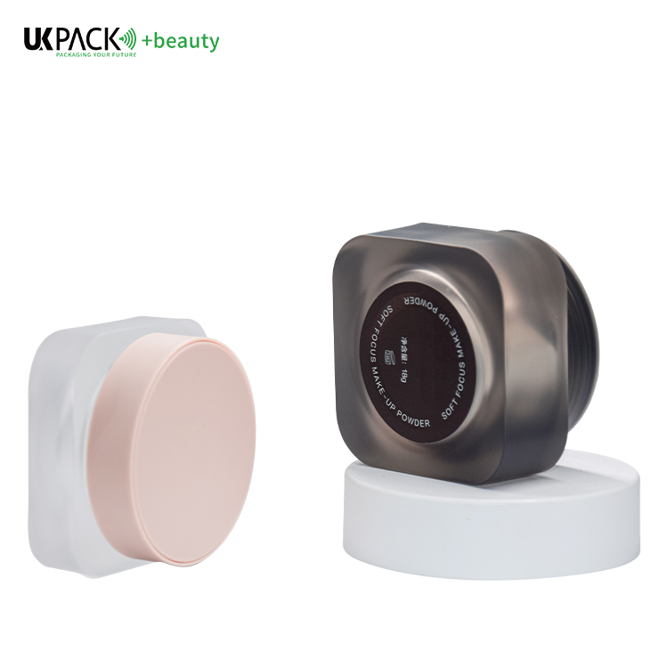 8g Customized Color And Logo square shape Powder Jar cream jar skin care packaging UKC67