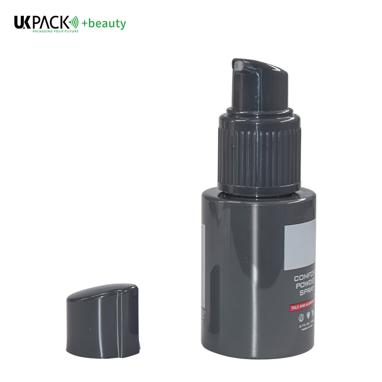 60ml / 80ml / 120ml  Skin Care PET Spray Pump Bottle Customized Color Powder Bottle UKP23