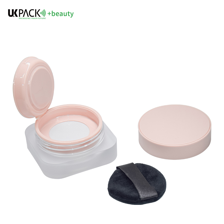 8g Customized Color And Logo square shape Powder Jar cream jar skin care packaging UKC67