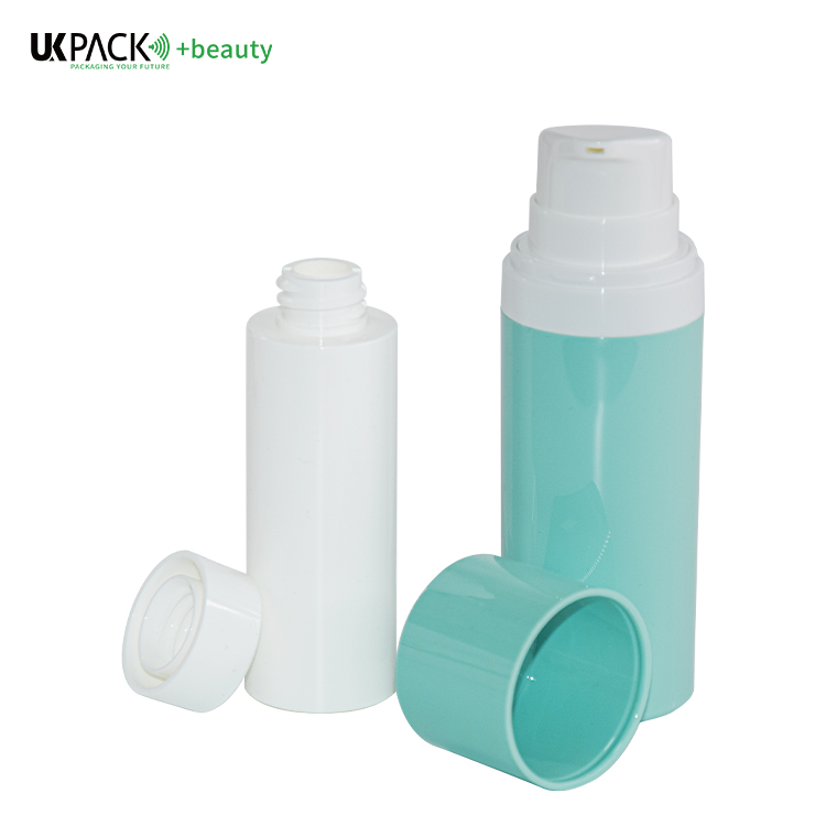 30ml/50ml PET Customized Color And Logo Cream Serum Airless pump Bottle Cosmetic Packaging UKA76