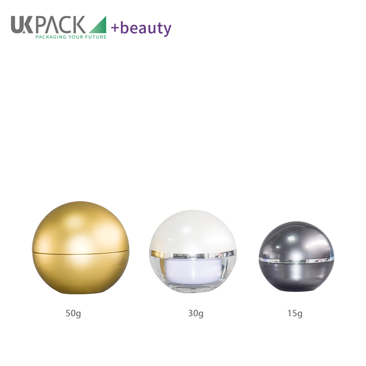 15ml / 30ml / 50ml Customized Color And Logo Round Shape Eye cream Face Cream Jar UKC65