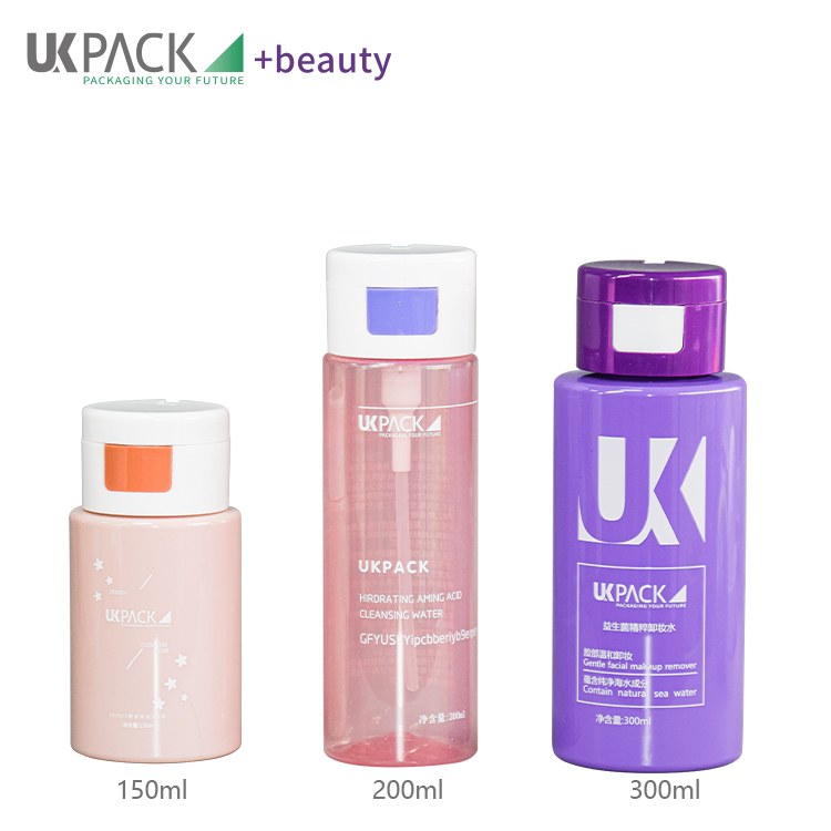 innovative cosmetic packaging bottle  for Makeup remover packaging 150ml 200ml 300ml