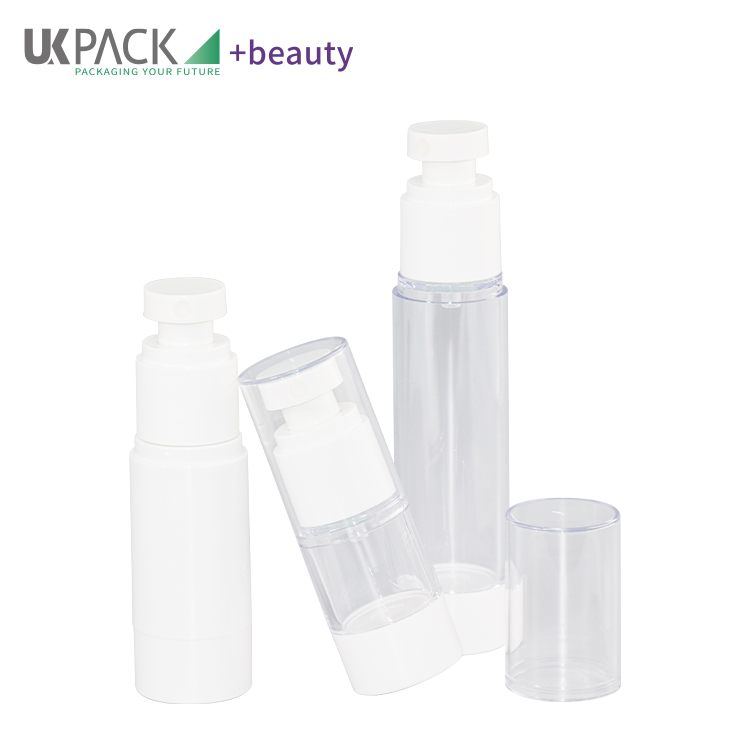UKP21 15ml 30ml 50ml AS Airless Bottle With Spray Pump Fine Mist Cosmetic Packaging