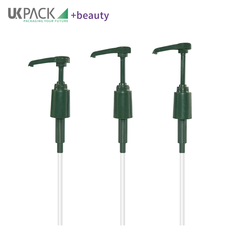 Food Grade PP Hand Santitizer Sauce Dispenser Pump With Long Closure UKS10