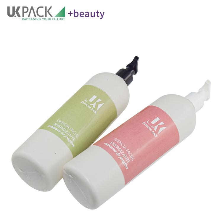 PMU Inorganic Biodegradable Shampoo Bottle 400ml With PP Mono Lotion Pump