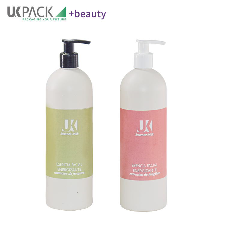 PMU Inorganic Biodegradable Shampoo Bottle 400ml With PP Mono Lotion Pump