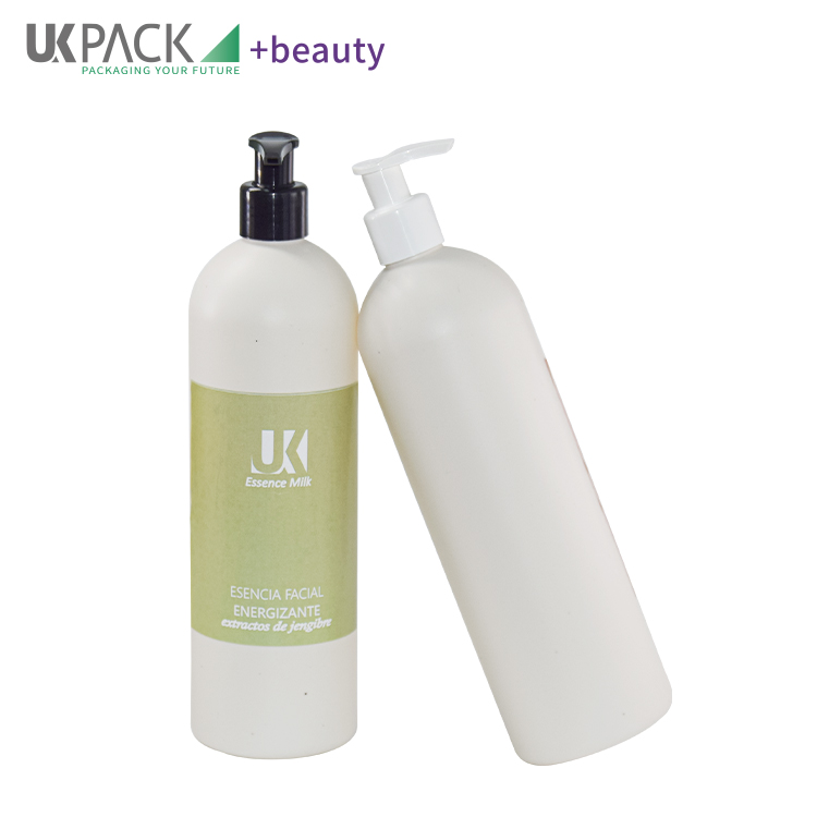 PMU Inorganic Biodegradable Shampoo Bottle 400ml With PP Mono Lotion Pump