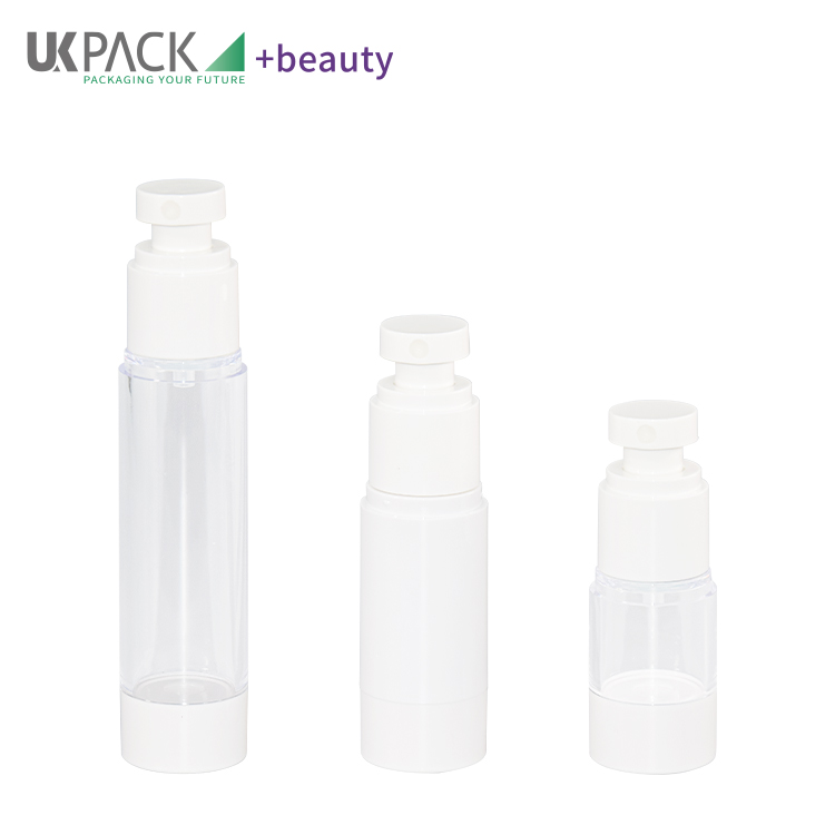 UKP21 15ml 30ml 50ml AS Airless Bottle With Spray Pump Fine Mist Cosmetic Packaging