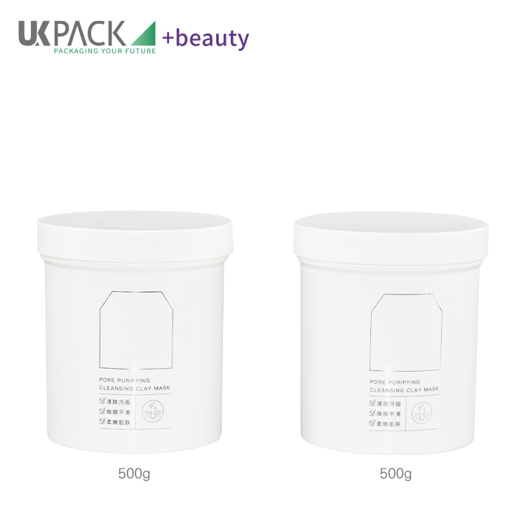 450g PP Facial Mask Cosmetic Cream Jars With Aluminum Foil Gasket Sealing