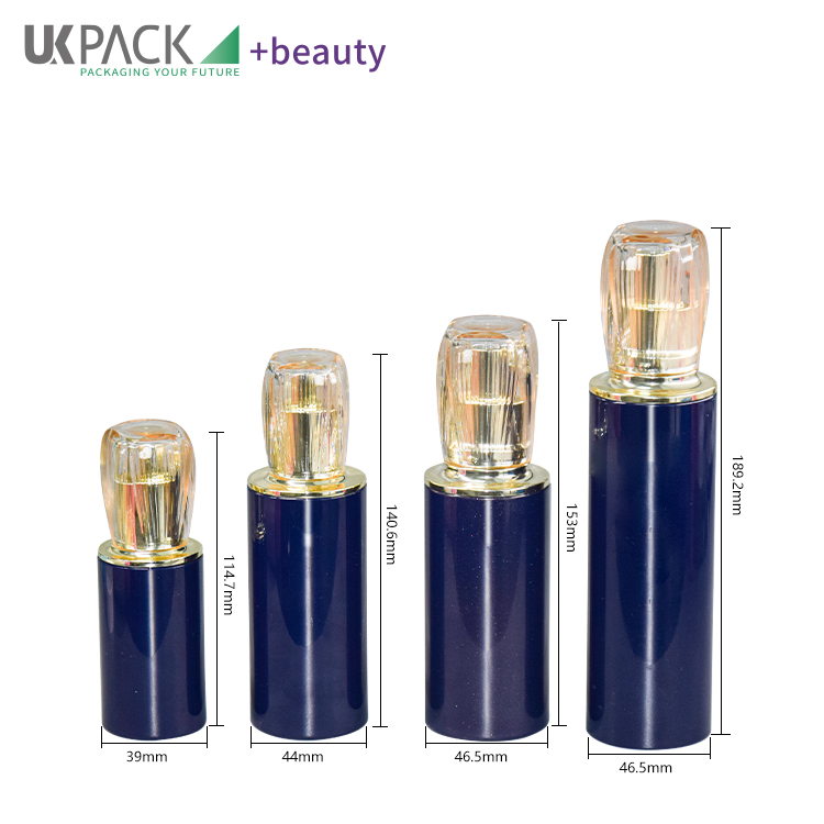 Luxury PETG Skincare Cosmetic Packaging Lotion Bottle 40ml 100ml 120ml 170ml