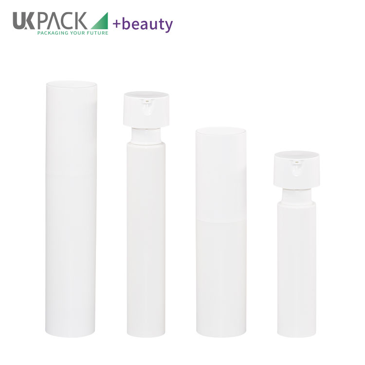 PP Rotary Airless Pump Bottles Refillable Packaging For Cosmetics Detachable Container
