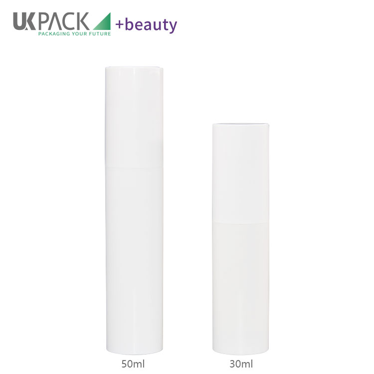 PP Rotary Airless Pump Bottles Refillable Packaging For Cosmetics Detachable Container