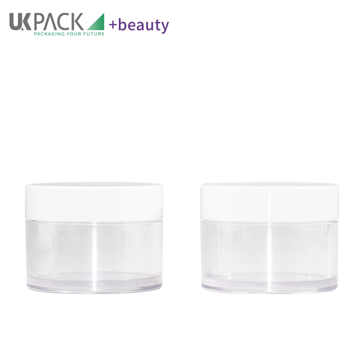PET PCR 100g Cream Jar With Digging Spoon Cosmetic Skincare Jar Packaging