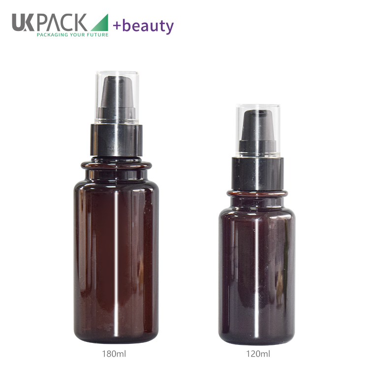 120ml 180ml PET Lotion Bottle Cosmetic Shampoo Shower Gel Body Lotion Packaging Bottle