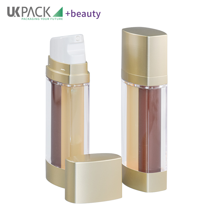 Innovative Double Tube Airless Bottle 15ml*2