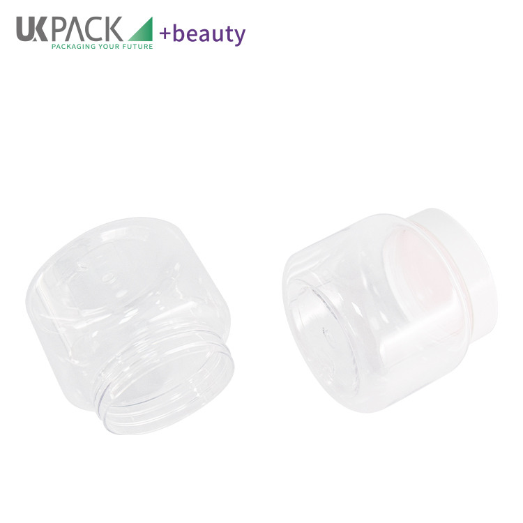 Recyclable Material 300ml PET Cream Jar Cosmetic Body Lotion Skincare Packaging