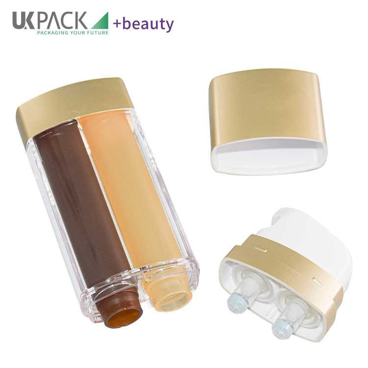 Innovative Double Tube Airless Bottle 15ml*2