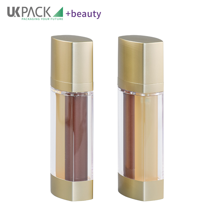 Innovative Double Tube Airless Bottle 15ml*2