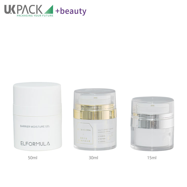 15g Airless Cosmetic Jar Acrylic Skincare/ Haircare Container For Cream Gel Lotion