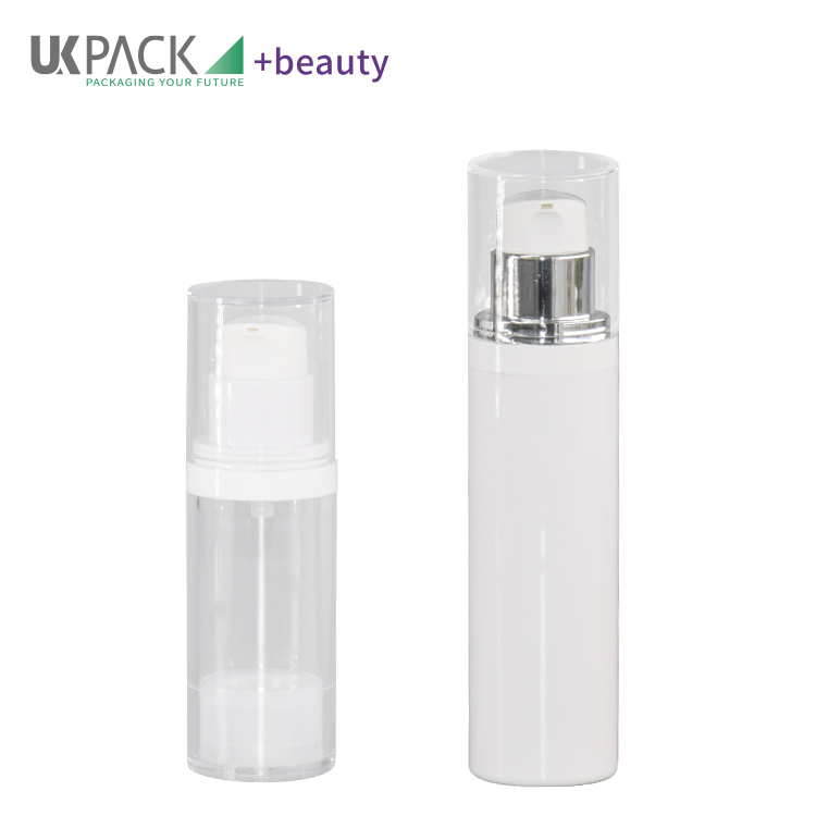 UKA71 White AS Lotion Bottle 30ml 50ml Airless Travel Bottle For Sunscreen Cream Packaging