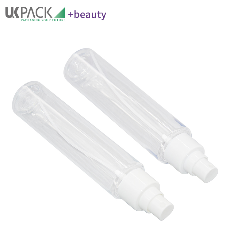 Custom Fine Mist 100ml Cosmetic Spray Bottle PET Makeup Setting Packaging Container