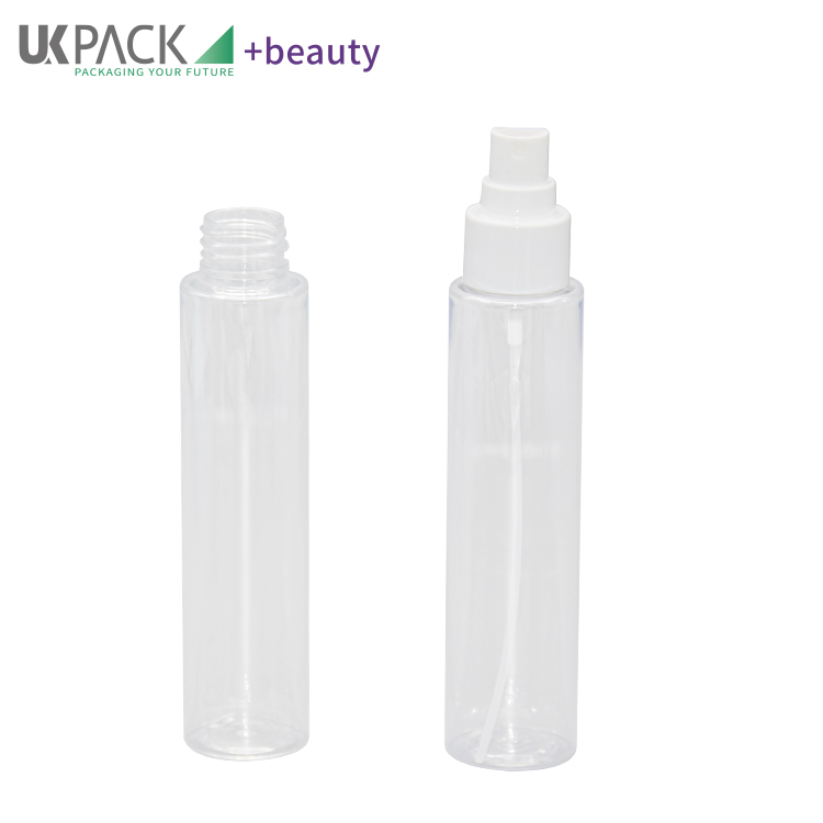 Custom Fine Mist 100ml Cosmetic Spray Bottle PET Makeup Setting Packaging Container