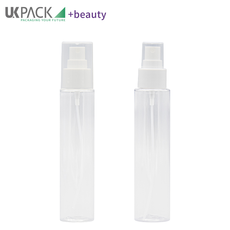 Custom Fine Mist 100ml Cosmetic Spray Bottle PET Makeup Setting Packaging Container