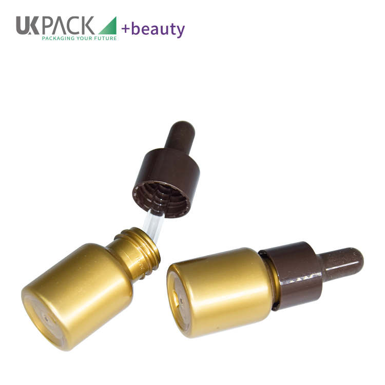 15ml Plastic PET Dropper Bottle For Cosmetic Essence Packaging
