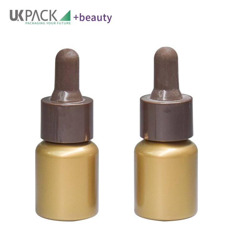 15ml Plastic PET Dropper Bottle For Cosmetic Essence Packaging