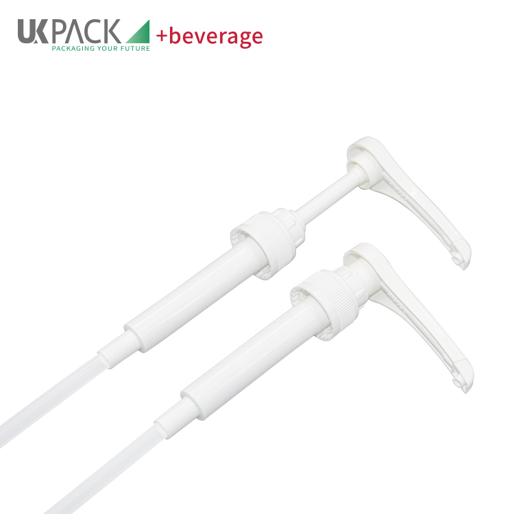 UKS10 Narrow Food Grade Plastic Dispenser Pumps 28/410 For Liquid Creamer Bottle 1883
