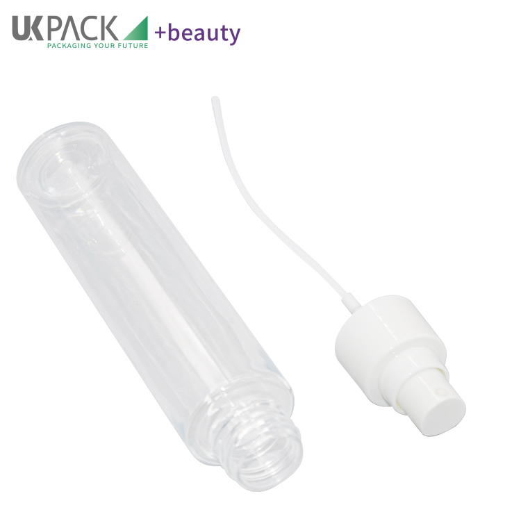 Custom Fine Mist 100ml Cosmetic Spray Bottle PET Makeup Setting Packaging Container