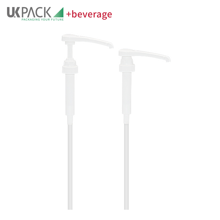 Narrow Head 28-400 Syrup Pump Dispenser 5ml 8ml 10ml Food Plastic Sauce Pump
