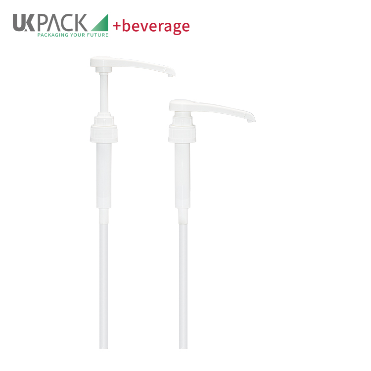 UKS10 Narrow Food Grade Plastic Dispenser Pumps 28/410 For Liquid Creamer Bottle 1883