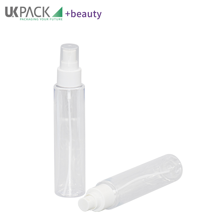 Custom Fine Mist 100ml Cosmetic Spray Bottle PET Makeup Setting Packaging Container