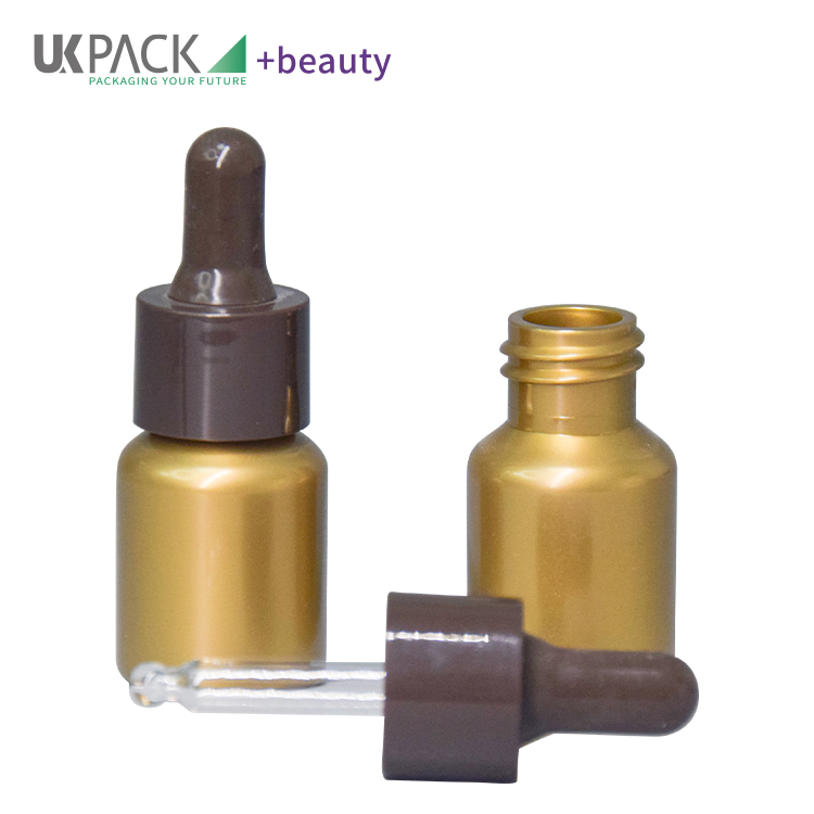 15ml Plastic PET Dropper Bottle For Cosmetic Essence Packaging