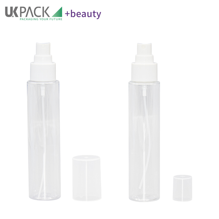 Custom Fine Mist 100ml Cosmetic Spray Bottle PET Makeup Setting Packaging Container