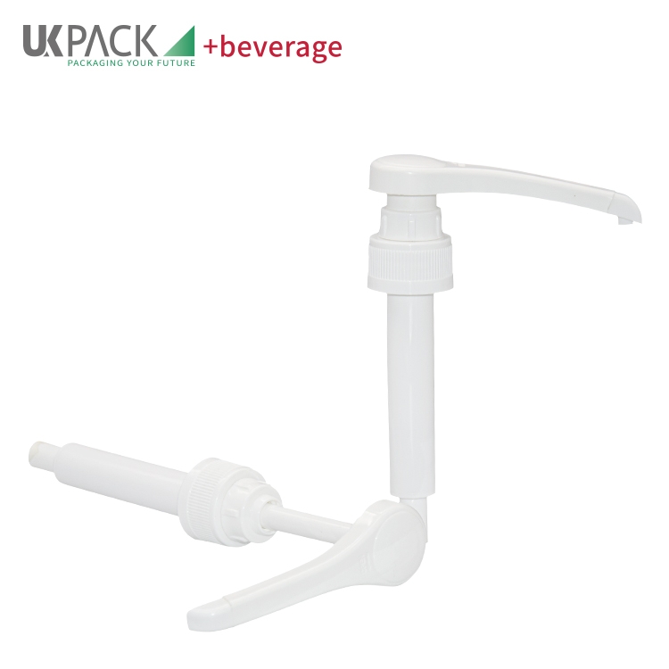 UKS10 Narrow Food Grade Plastic Dispenser Pumps 28/410 For Liquid Creamer Bottle 1883