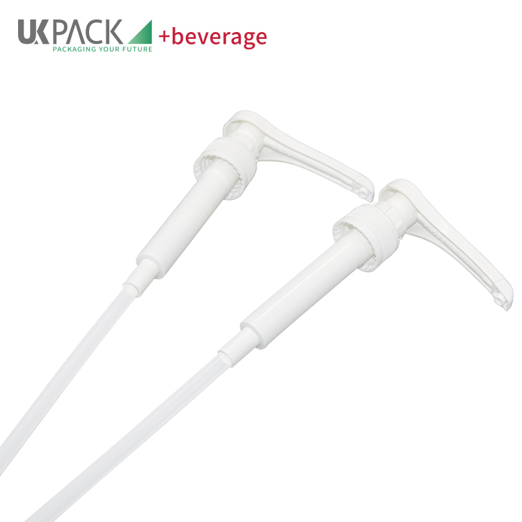 UKS10 Narrow Food Grade Plastic Dispenser Pumps 28/410 For Liquid Creamer Bottle 1883