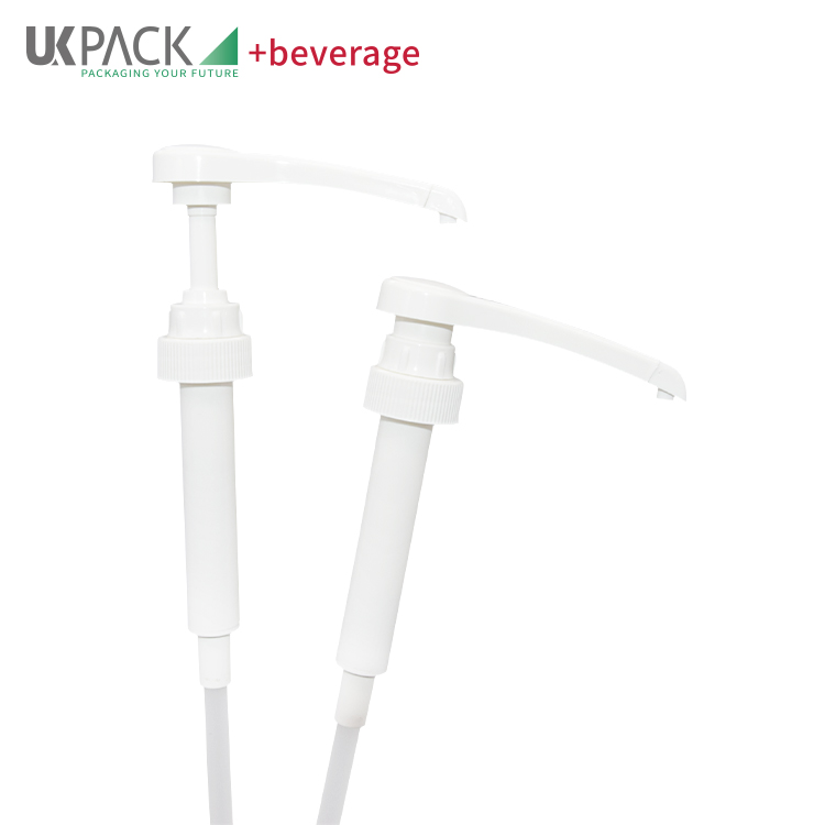 Narrow Head 28-400 Syrup Pump Dispenser 5ml 8ml 10ml Food Plastic Sauce Pump