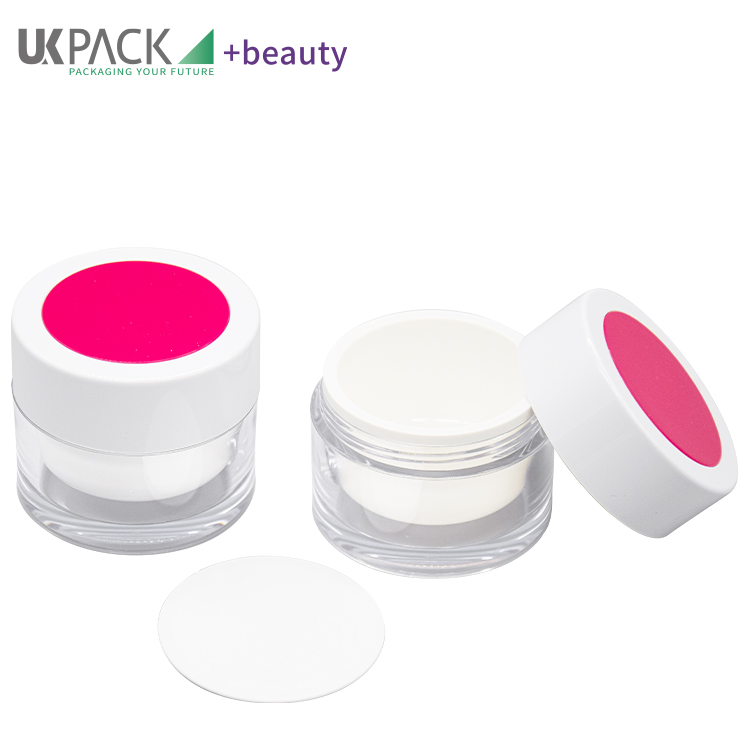 50g Leak Proof Cosmetic Cream Jars Full Electroplating Process