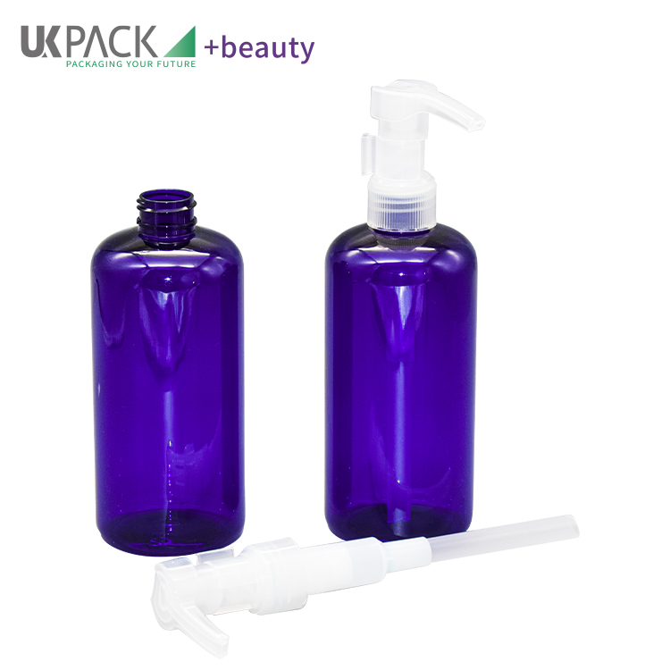 500ml PET Lotion Bottle With Mono All Plastic 28-410 4cc Dosage Dispenser