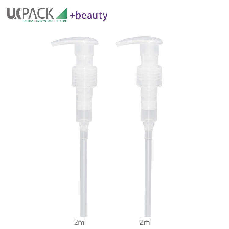 All Plastic Mono 24-410 Lotion Pump With 2cc Dosage Cosmetic Packaging Dispenser