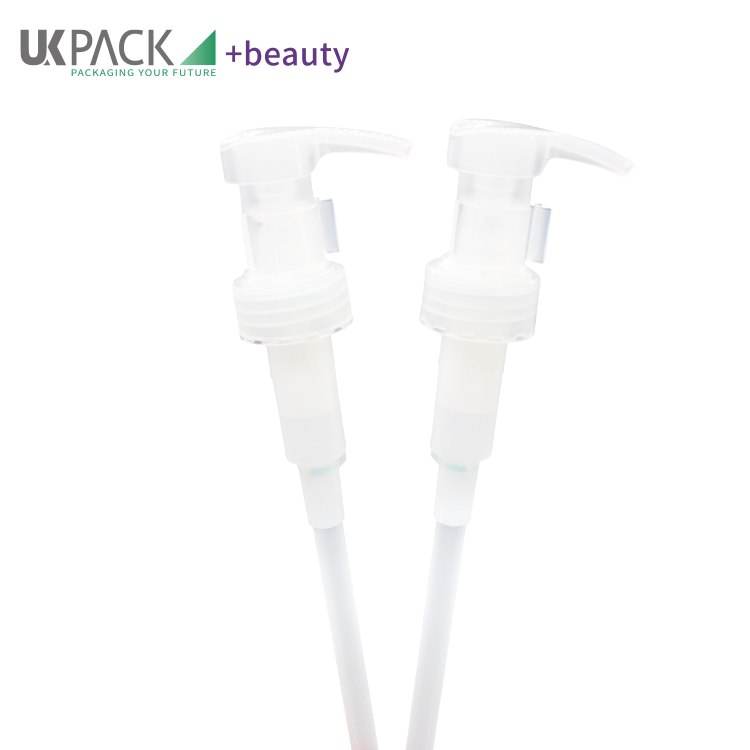 Custom Color 33-410 Mono PCR Lotion Pump Dispenser With 4cc Dosage Packaging