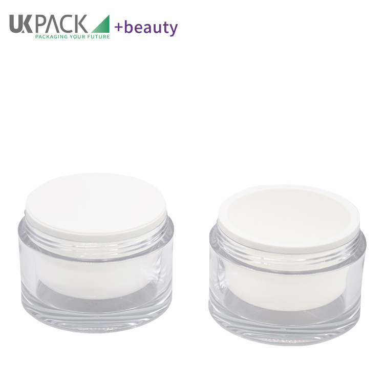 50g Leak Proof Cosmetic Cream Jars Full Electroplating Process