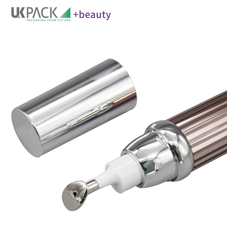 15ml Roller Ball Massage Acrylic Airless Pump Bottles For Skincare Eye Cream Packaging
