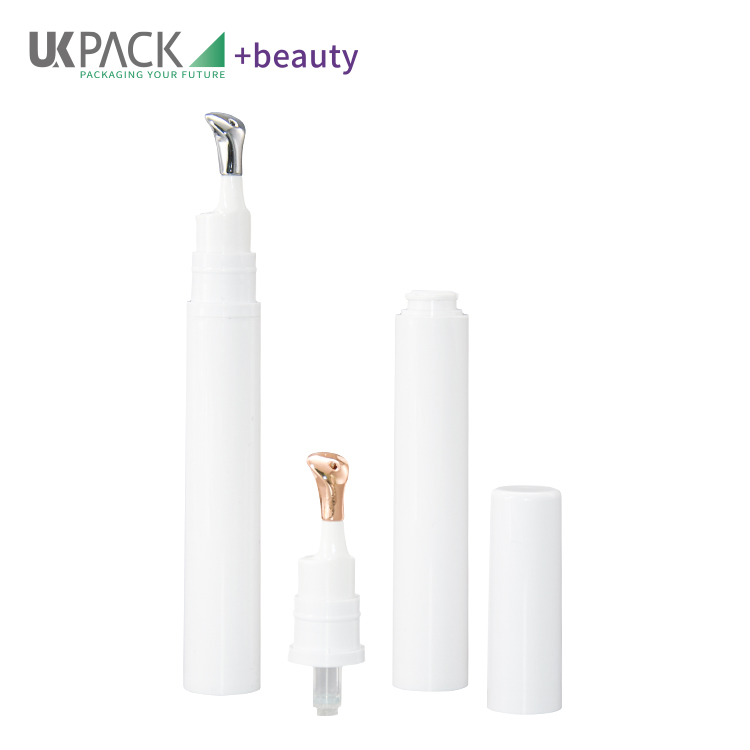 15ml PP Plastic Airless Eye Care Pump Bottles Custom Cosmetic Packaging