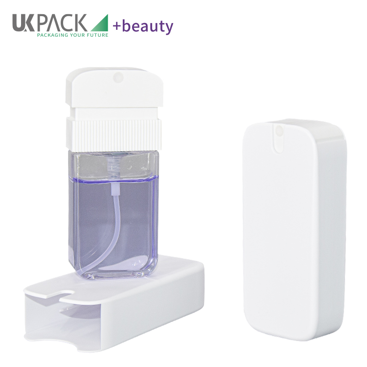35ml Portable Square Card Disinfection Spray Bottle Plastic Sub Packing Perfume Bottle